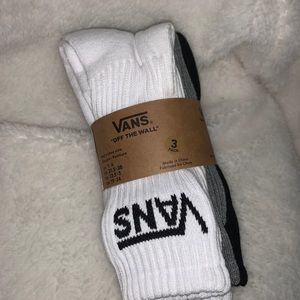 NWT BOYS VANS CREW SOCKS